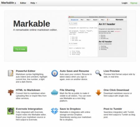  : Markable -  -  Markdown