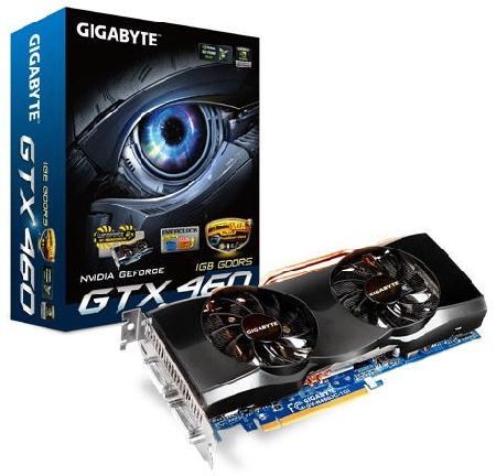 Gigabyte    GeForce GTX 460    WindForce 2X