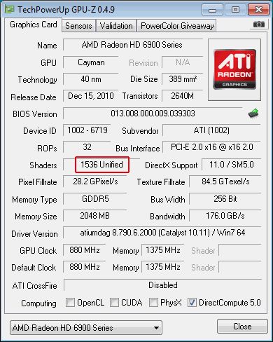 AMD Radeon HD 6950    Radeon HD 6970