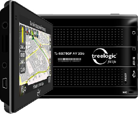   GPS  Treelogic TL-5007BGF AV 2Gb   