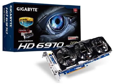 Gigabyte  Radeon HD 6970  WindForce 3X   