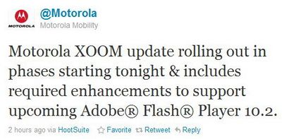 Motorola Xoom  Flash 10.2 
