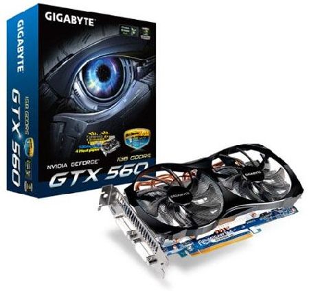 Gigabyte    GeForce GTX 560  WindForce 2X