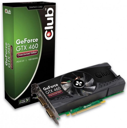   GeForce GTX 460 Overclocked Edition  Club 3D
