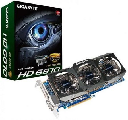   Gigabyte   Radeon HD 6870    WindForce 3X