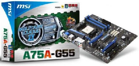   MSI A75A-G55   AMD Llano