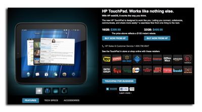  HP TouchPad   