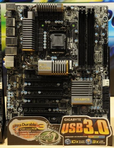 IDF 2010:   Gigabyte P67A-UD5  P67A-UD7   Intel P67     