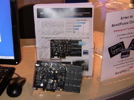 IDF 2010: OCZ  SSD  RevoDrive X2  4  SandForce