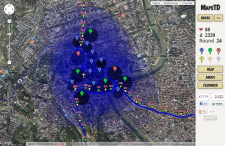  : MapsTD - Tower Defence   Google Maps