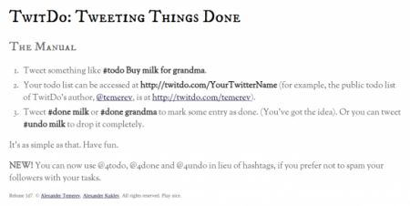  : TwitDo - Tweeting Things Done