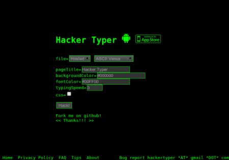  : HackerTyper -    