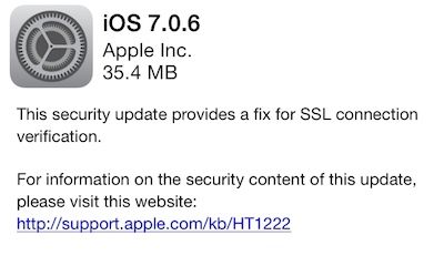 Apple  iOS 7.0.6