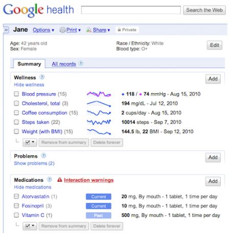 Google    HealthKit