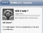 iOS 5 beta 7   