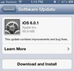 Apple  iOS 6.0.1