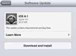 Apple  iOS 6.1