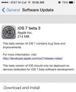 iOS 7 beta 3    (11.07.2013)